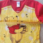 Disney Uniform Red and Black 100%cotton Short Sleeve The Shirt Set/2 Size S Photo 4