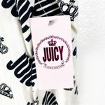 Juicy Couture White Black “Juicy” Crown Graphic Print Long Sleeves Top Medium Photo 2