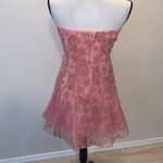 Naranka pink gold sparkly floral pattern strapless formal dress Size undefined Photo 6