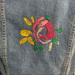 Boom Boom Jeans NWT  Embroidered Denim Jacket Size Small Photo 3