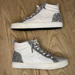 Vintage Havana  Shimmer High Top Sneakers Zip Up Silver Glitter Women’s Size 7.5 Photo 7