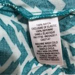 Xhilaration Teal and white ruffle top high low dress size XS Photo 6