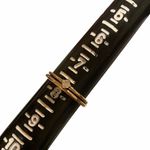 Gold Tone Set Engagement Ring Sz 7.75 Photo 2