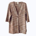 Chico's Chico’s brown & beige textured cardigan Photo 3