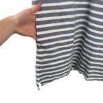 ATM Anthony Thomas Melillo Blue Striped Mini Tunic Dress FLAW Womens Small? Photo 3