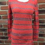 A pea in the pod Orange Maternity Sweater sz M Long Sleeve Knit Maternity Top Photo 1