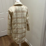 Pink Lily  Crème Plaid Shacket Coat Photo 6