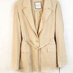 Bagatelle Silk Crinkle Linen Blazer BNWT Photo 1
