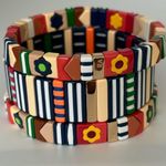 NWOT Roxanne Assoulin patch work bracelets Photo 4