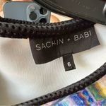 sachin and babi mini printed dress size 6 purple white green D1 Black Photo 4