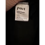 Pact ‎ Black Organic Cotton Jersey Midi Dress Sleeveless Asymmetrical Hem M Photo 2