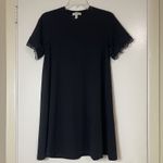 COS  black short sleeve tshirt dress lace trim sleeve size US XS Photo 1