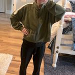 Roma Concept Vintage Retro Look Knit Jacket olive Green Comfy Roomy Small Medium Photo 7