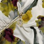 Ivanka Trump  Abstract Floral Wrap Blouse - White and Multicolor Photo 6