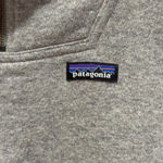 Patagonia  Women's Woolie‎ 1/4 Zip Pullover XS Gray Wool Blend Fleece Outdoor Photo 3