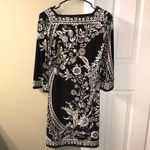 White House | Black Market Women’s Floral Square Neck 7/8 Sleeve Dress Photo 4