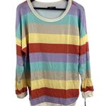 Michael Lauren Kyton Multicolor Sweatshirt Dress Oversized Small New Photo 1