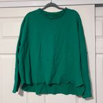 Frank & Eileen  $218 Anna Green Triple Fleece Sweater Capelet Coastal Fall Photo 1