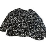 Terra & Sky   black floral BOHO blouse size 4X Photo 2