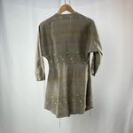 Hayden Harnett Arbus Silk Wrap Dress‎ in Grey Multi Size Small Gray Photo 4