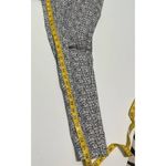 Love Scarlett Woven Grey Scratch‎ Print Cropped Skinny Leg Pants Grey White 10 Gray Photo 8
