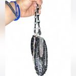Elegant Black and Multicolor Beaded Women's Bag Photo 2