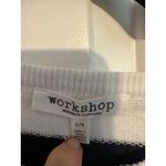 Workshop Republic Clothing Navy & White Striped Crewneck Sweater By Womens L/G C Photo 4