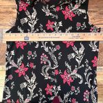 Liz Lange Black Pink White Floral Sleeveless Maternity dress Photo 2