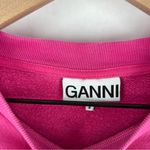 Ganni  Pink Crew Neck Sweatshirt Photo 2