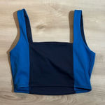 Sincerely Jules Shades of‎ Blue Colorblock Sports Bra Size Medium Photo 0