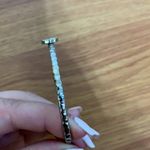 Stamped rhinestone bangle set Photo 3