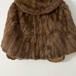 Astmann Great Britain Vintage Brown Fur Cape Luxurious Plush Design Size undefined Photo 9