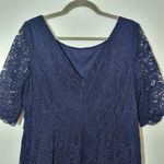 Jessica Simpson  Navy Lace Dress Size 14 Navy Lace Wedding Guest Dress Photo 5