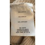 Ellen Tracy Cozy Ribbed Knit Sweater Women's Oversize Neutral Beige Top Medium Photo 9