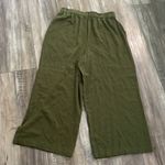 True Craft  Twill Cropped Wide Legged Pants Cyprus size large Photo 8