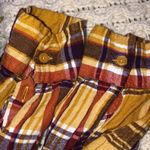 Terra & Sky  mustard plaid button down shirt size 2X Photo 3