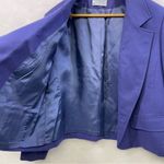 Pendleton Vintage Blazer Purple Wool Boxy Crop Single Button Jacket Fully Lined Photo 6
