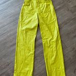 Naked Wardrobe Lime Green Straight-Leg Pants Photo 3