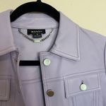 WORTH New York Lavender Leather Jacket – Size 0 Purple Photo 2