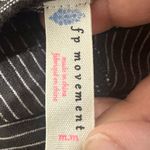 Free People FP Movement Black Striped Cropped V Photo 5