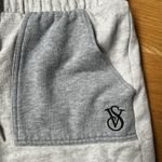 Victoria's Secret  On Point Grey Color Block Cotton Sweatpant Shorts Size Medium Photo 1