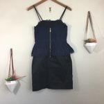 NWT Kate Young for Target blue lace & satin dress Size 2 Photo 2