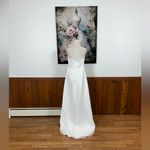Beautiful Vintage 90s Destiny Chiffon Wedding Gown! White Size 16 Photo 6