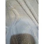 ESCADA Vintage Womens Germany White Cable Knit Sweater Metallic Size 40 S/M Photo 5