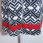 Tommy Hilfiger  Black and Red Knit Scarf NWOT One Size Preppy Winter Scarf Photo 1