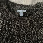 Charlotte Russe  Green Distressed Knit Zipper Sweater Photo 2