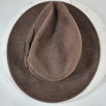 Indiana Jones Brand Wool Hat Mens Small Brown Stylish Bow Ribbon Band 12" Fedora Photo 8