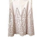 Stella McCartney Aline Broderie Anglaise V-Neck Mini Dress Sz IT 44 Photo 4