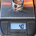 Natural Madeira Citrine Sterling Silver Ring Size 7.75 Photo 7