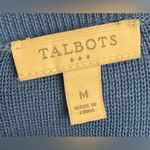 Talbots  Blue Women's 3/4 Sleeve Sweater Top Size M Photo 6